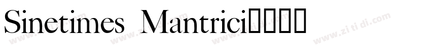 Sinetimes Mantrici字体转换